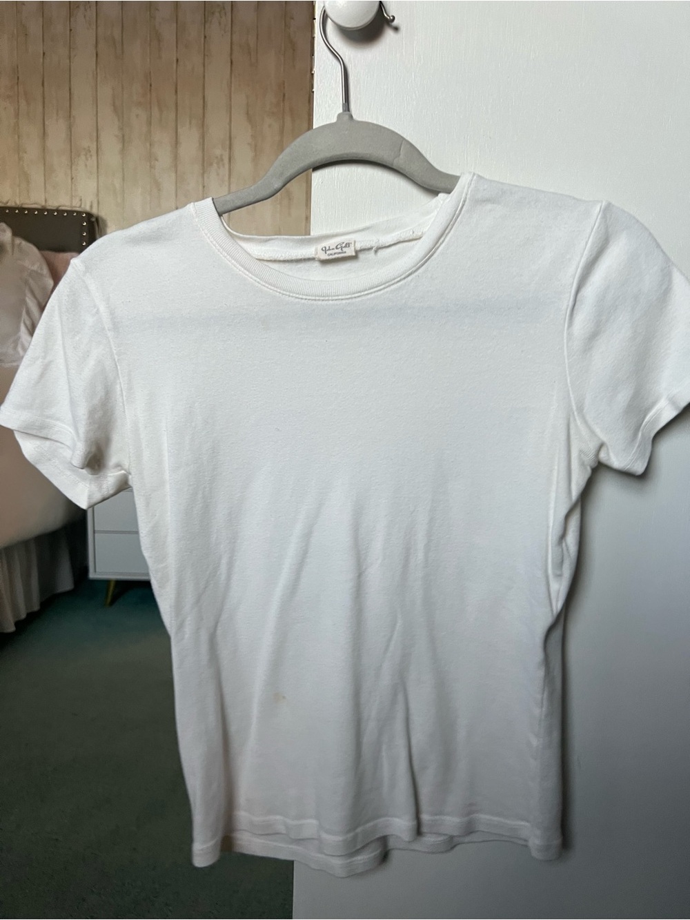 Classic White Crewneck Short Sleeve Tee